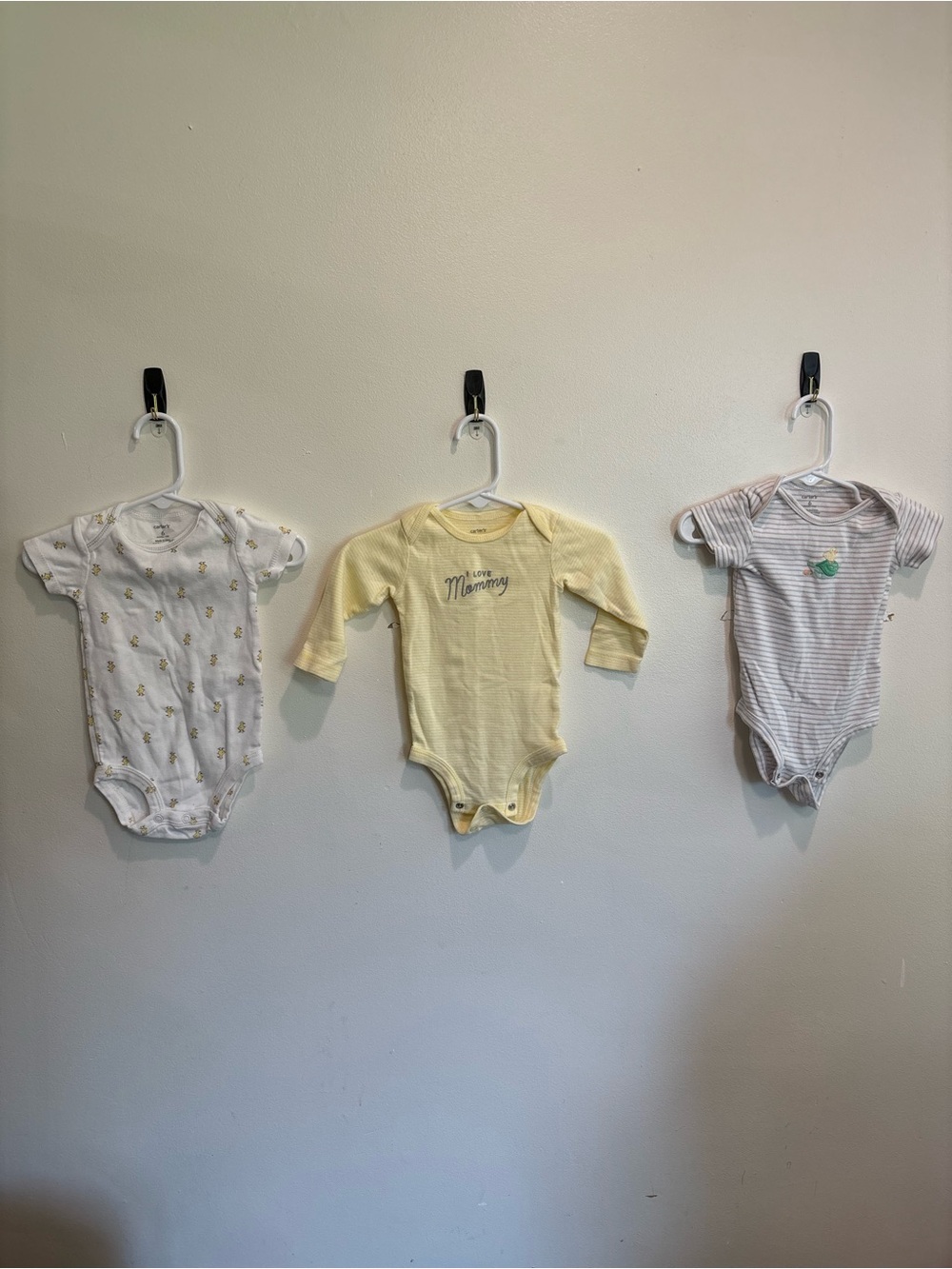 6 month onesie bundle ducks baby boy set of three